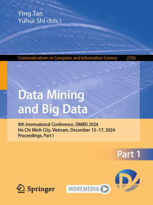 cover image of Data Mining and Big Data